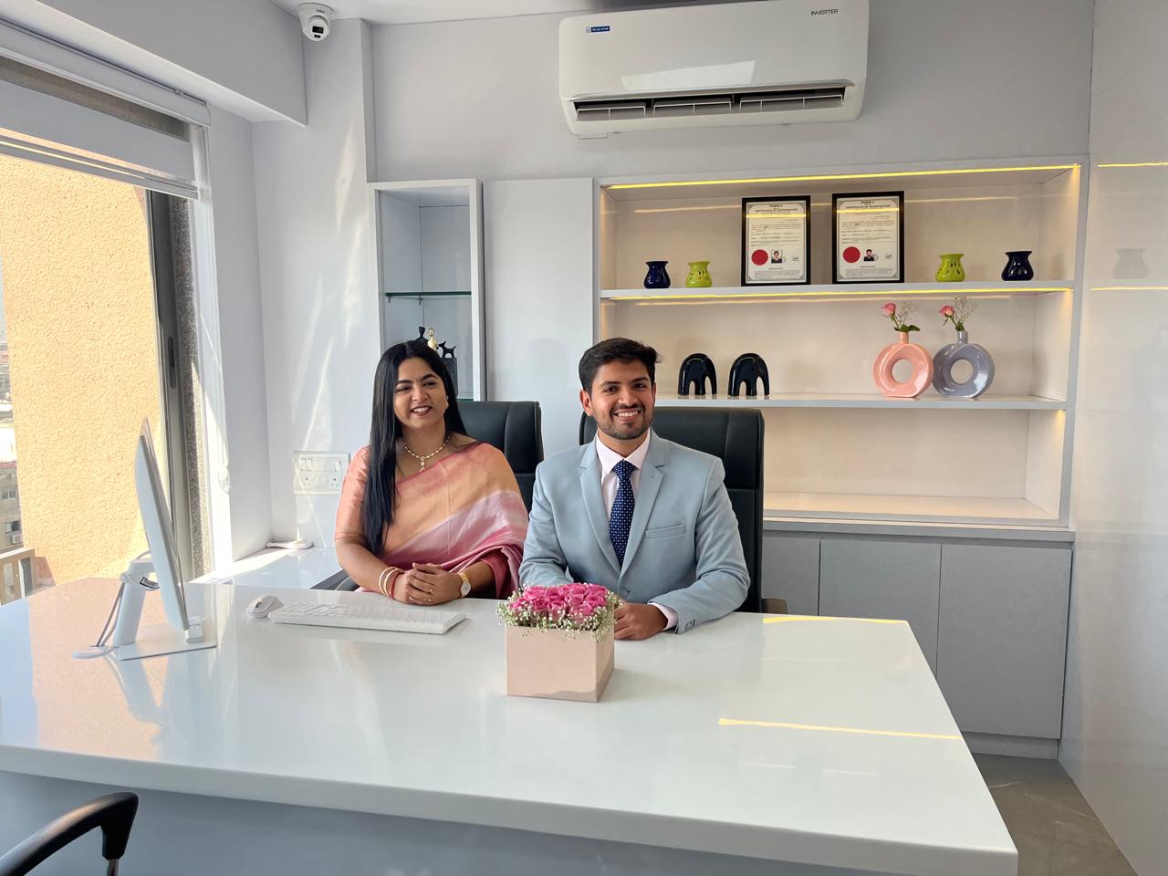 Dr. Dishant and Dr. Nijni Dave